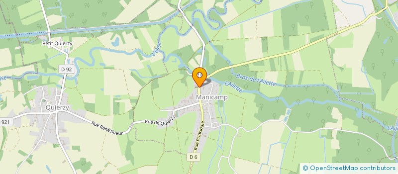 localisation de l'entreprise MONSIEUR HENRI GUILLERMIN  AUDIGNICOURT