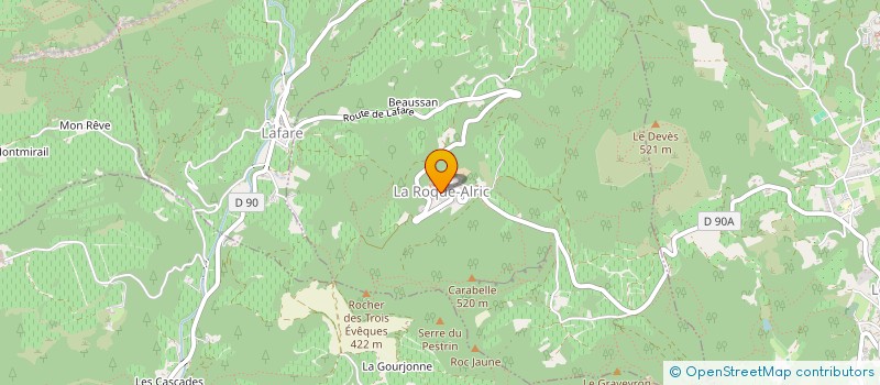 localisation de l'entreprise MONSIEUR HENRI GUINTRAND  VACQUEYRAS