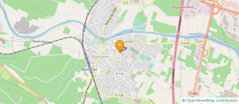 localisation de l'entreprise MONSIEUR HENRI GUITER  RIVESALTES