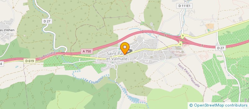 localisation de l'entreprise MONSIEUR HENRI GUIZARD  SAINT-PAUL-ET-VALMALLE