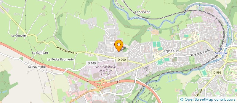 localisation de l'entreprise MONSIEUR HENRI HALEZ  AGNEAUX