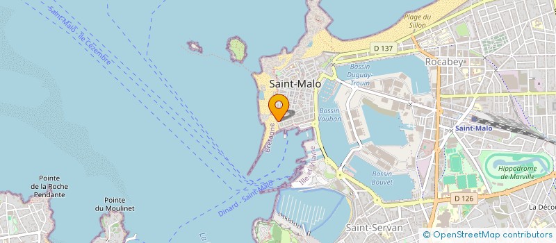 localisation de l'entreprise MONSIEUR HENRI HAMON à SAINT-MALO