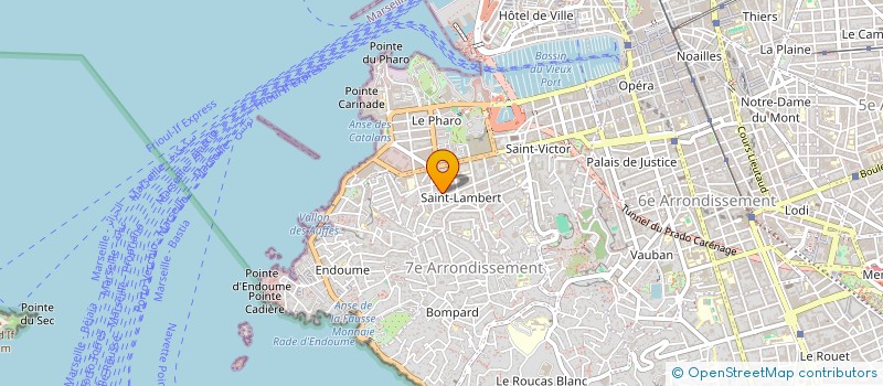 localisation de l'entreprise MONSIEUR HENRI HARAKE  MARSEILLE