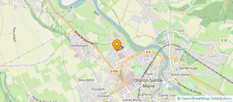 localisation de l'entreprise MONSIEUR HENRI HARGUINDEGUY  OLORON-SAINTE-MARIE