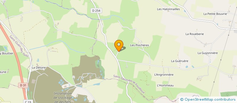 localisation de l'entreprise MONSIEUR HENRI HEMERY à SAINT-GERMAIN-LE-FOUILLOUX