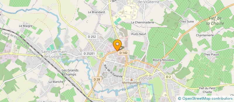 localisation de l'entreprise MONSIEUR HENRI HERAUD à JONZAC