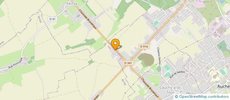 localisation de l'entreprise MONSIEUR HENRI HERMANT  AUCHEL