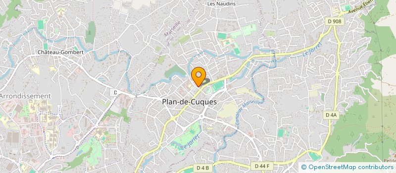 localisation de l'entreprise MONSIEUR HENRI HERRMANN  PLAN-DE-CUQUES