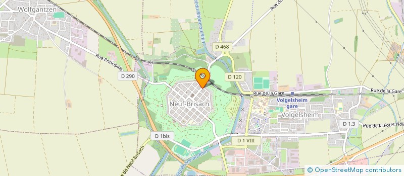 localisation de l'entreprise MONSIEUR HENRI HERSCHER  HEITEREN