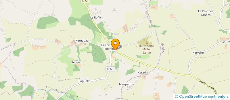localisation de l'entreprise MONSIEUR HENRI HERVE à SAINT-MARTIN-DES-PRES