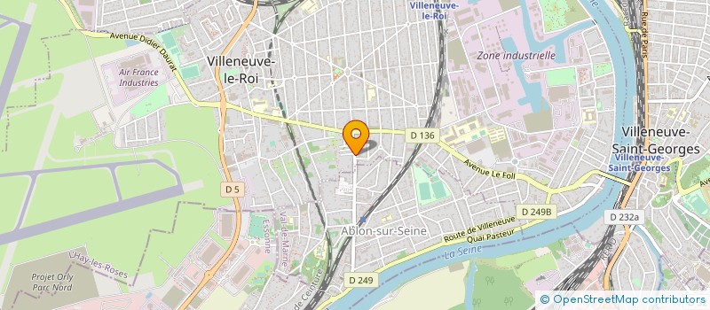 localisation de l'entreprise MONSIEUR HENRI HEYMANN à VILLENEUVE-LE-ROI
