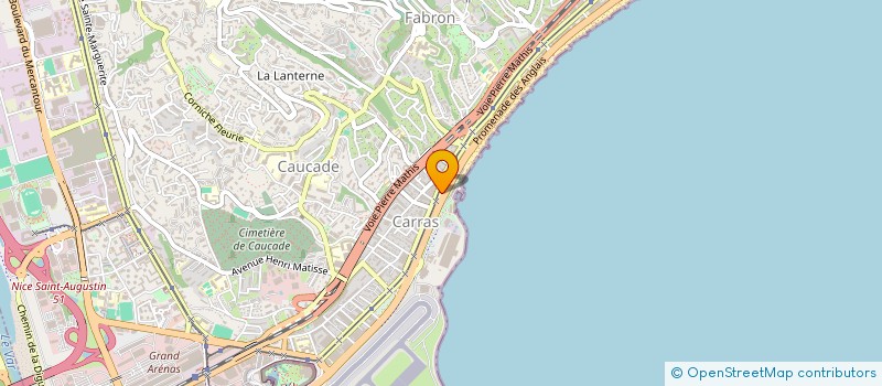 localisation de l'entreprise MONSIEUR HENRI HOARAU à NICE