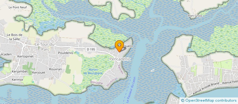 localisation de l'entreprise MONSIEUR HENRI HOCDE  LE TOUR-DU-PARC