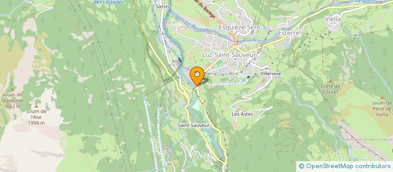 localisation de l'entreprise MONSIEUR HENRI HOEKSEMA  LUZ-SAINT-SAUVEUR