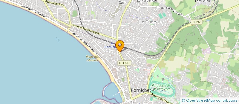 localisation de l'entreprise MONSIEUR HENRI HOUGARD  PORNICHET