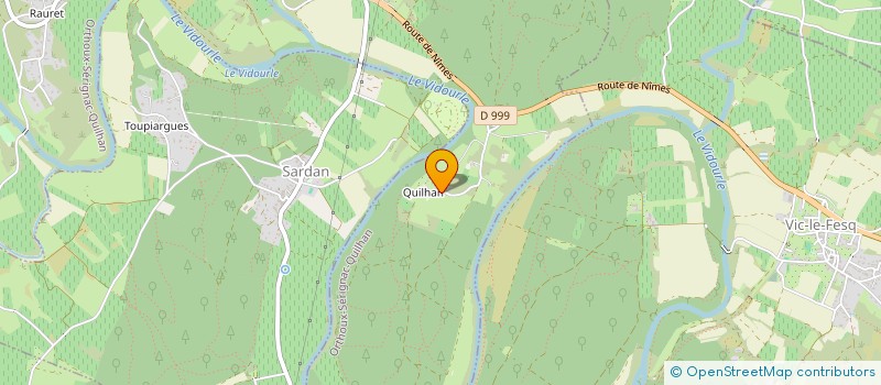 localisation de l'entreprise MONSIEUR HENRI HOUIX  ORTHOUX-SERIGNAC-QUILHAN