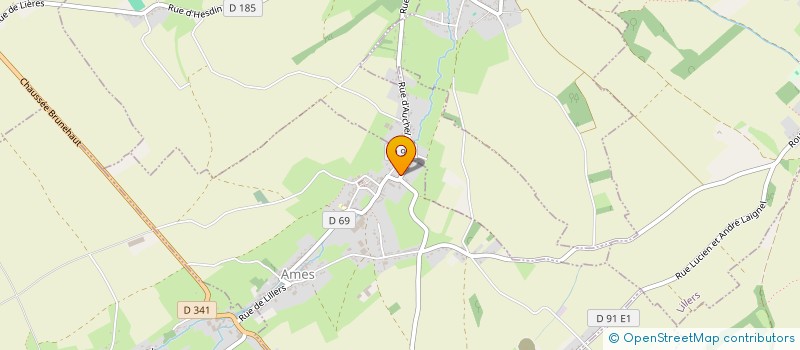 localisation de l'entreprise MONSIEUR HENRI HUCHETTE  AMES