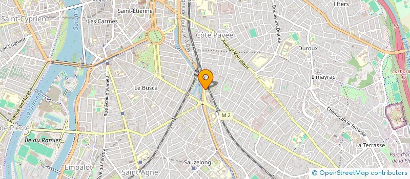 localisation de l'entreprise MONSIEUR HENRI HUET  TOULOUSE