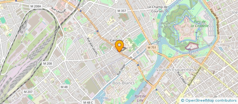 localisation de l'entreprise MONSIEUR HENRI HUSSE à LILLE