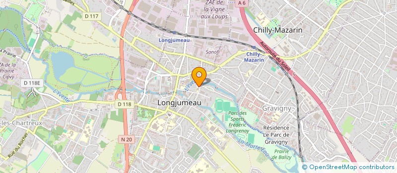localisation de l'entreprise MONSIEUR HENRI ISNARD à LONGJUMEAU