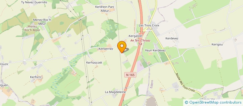 localisation de l'entreprise MONSIEUR HENRI ISTIN  BRIEC