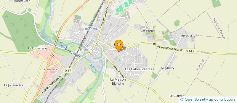 localisation de l'entreprise MONSIEUR HENRI JACOMELLI à BONNEVAL