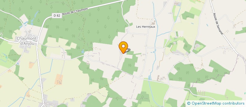 localisation de l'entreprise MONSIEUR HENRI JACQUES  JARZE VILLAGES