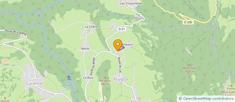 localisation de l'entreprise MONSIEUR HENRI JACQUIER à PUYGROS