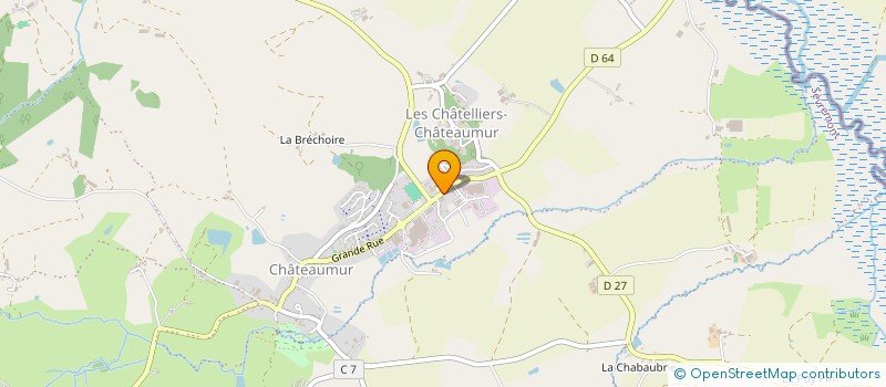 localisation de l'entreprise MONSIEUR HENRI JADEAU à SEVREMONT