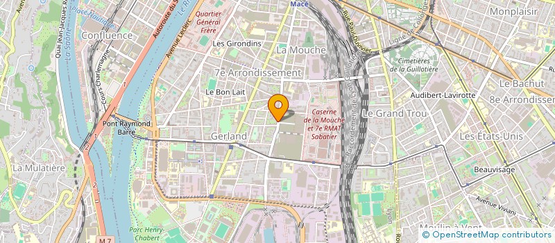 localisation de l'entreprise MONSIEUR HENRI JARDIN  LYON