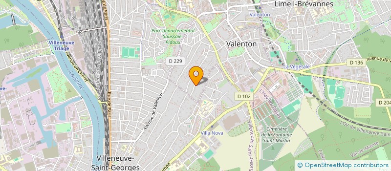 localisation de l'entreprise MONSIEUR HENRI JAVELLE  VALENTON