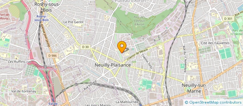 localisation de l'entreprise MONSIEUR HENRI JEANJEAN à NEUILLY-PLAISANCE