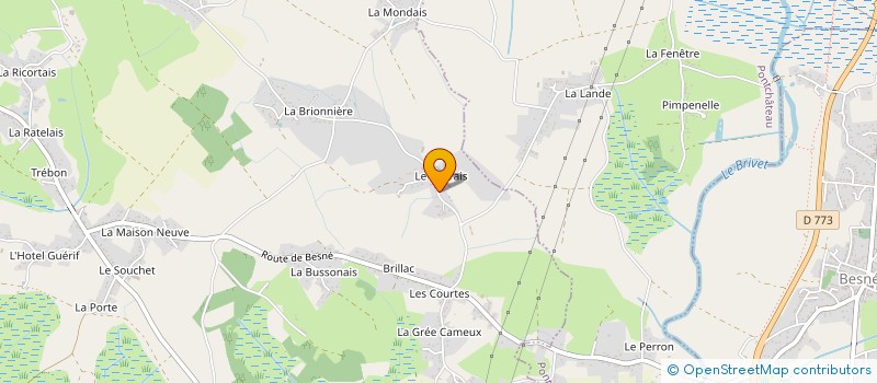 localisation de l'entreprise MONSIEUR HENRI JOALLAND à CROSSAC