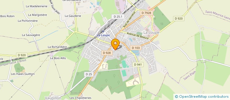 localisation de l'entreprise MONSIEUR HENRI JOUSSELIN à MONTIREAU