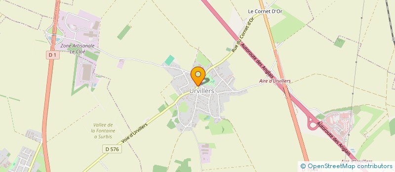 localisation de l'entreprise MONSIEUR HENRI JULIEN  URVILLERS