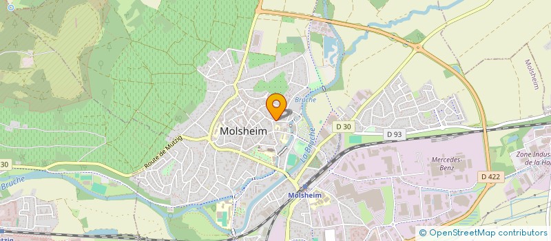 localisation de l'entreprise MONSIEUR HENRI KAES  MOLSHEIM