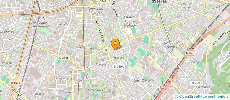 localisation de l'entreprise MONSIEUR HENRI KALONJI MUAMBA  GRENOBLE