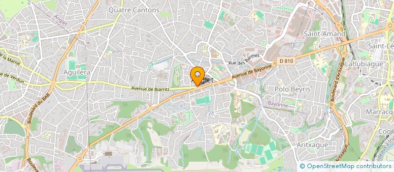 localisation de l'entreprise MONSIEUR HENRI KARRASCH à ANGLET