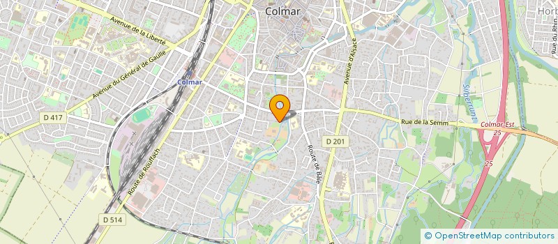 localisation de l'entreprise MONSIEUR HENRI KELLER  COLMAR