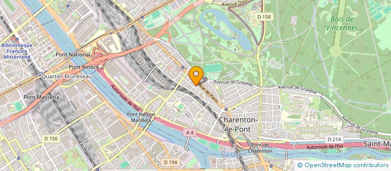 localisation de l'entreprise MONSIEUR HENRI KIM  CHARENTON-LE-PONT