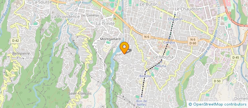 localisation de l'entreprise MONSIEUR HENRI KONDOKI  SAINT-DENIS