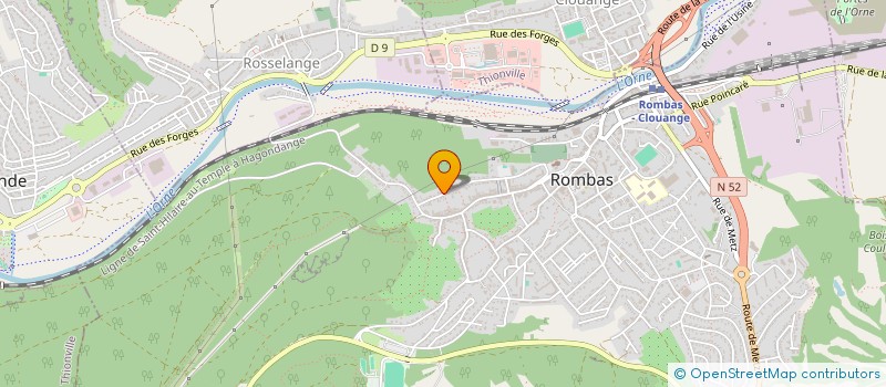 localisation de l'entreprise MONSIEUR HENRI KONTER  ROMBAS