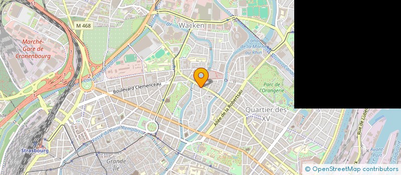 localisation de l'entreprise MONSIEUR HENRI KUBLER à STRASBOURG