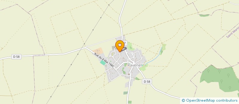 localisation de l'entreprise MONSIEUR HENRI LABALLETTE  RAVENEL