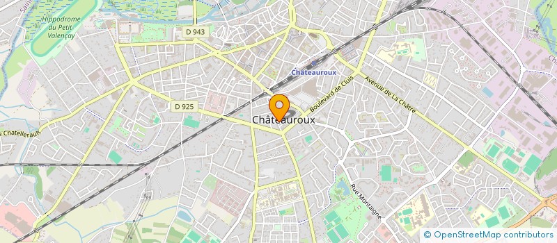 localisation de l'entreprise MONSIEUR HENRI LABBE à CHATEAUROUX