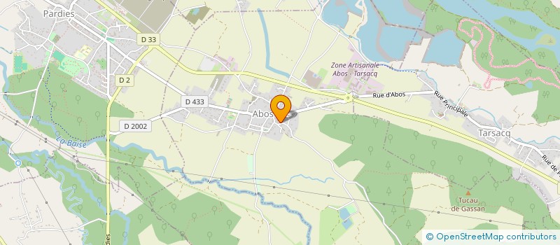 localisation de l'entreprise MONSIEUR HENRI LABOURDETTE  ABOS