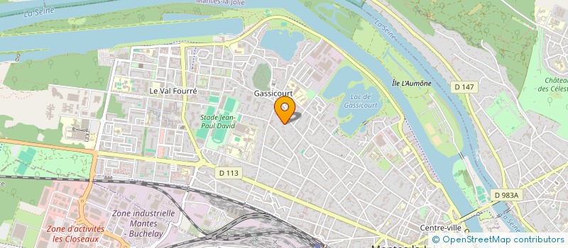 localisation de l'entreprise MONSIEUR HENRI LACOSTE  MANTES-LA-JOLIE