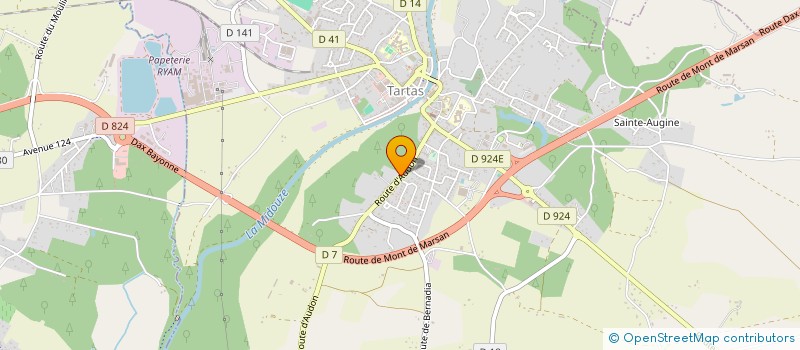 localisation de l'entreprise MONSIEUR HENRI LACOUR  TARTAS