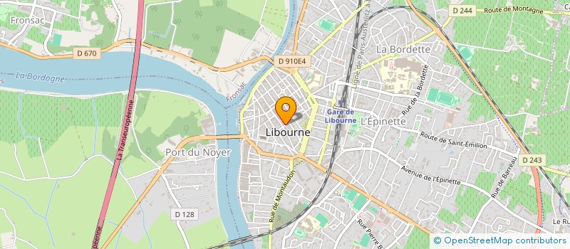 localisation de l'entreprise MONSIEUR HENRI LAGADEC à LIBOURNE