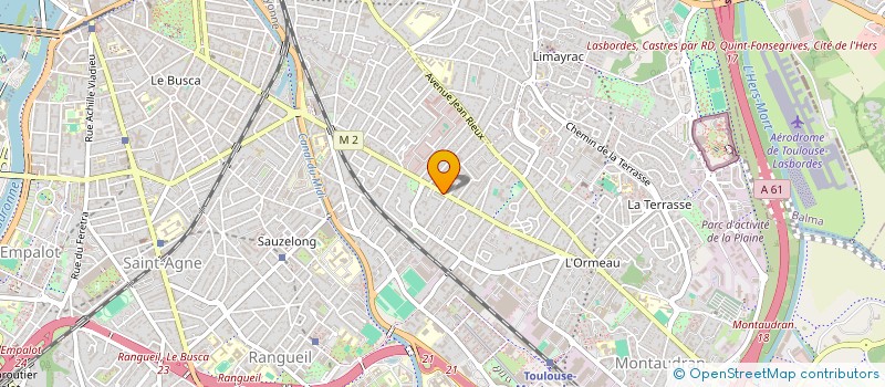 localisation de l'entreprise MONSIEUR HENRI LAIGNEAU à TOULOUSE